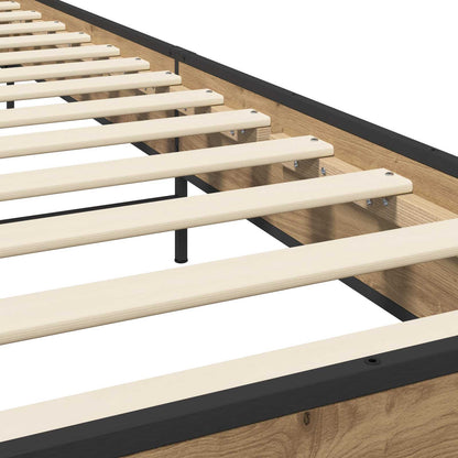 Bettrahmen Artisan-Eiche 80 x 200 cm Holzwerkstoff