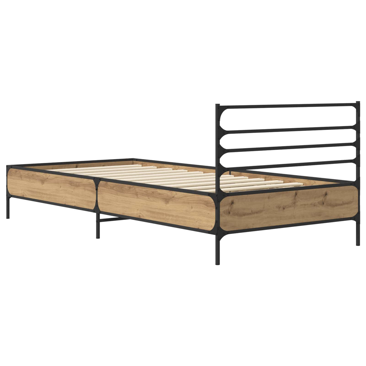 Bettrahmen Artisan-Eiche 80 x 200 cm Holzwerkstoff