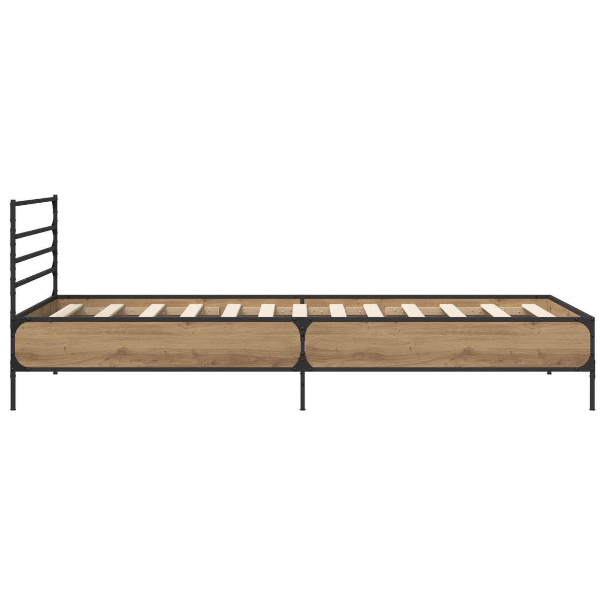 Bettrahmen Artisan-Eiche 80 x 200 cm Holzwerkstoff