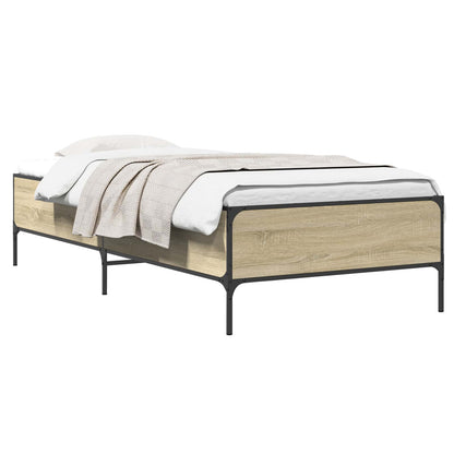 Bettrahmen Sonoma-Eiche 80 x 200 cm Holzwerkstoff