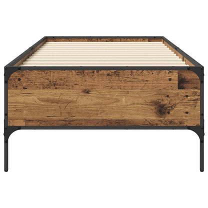 Bettrahmen Altholz 80 x 200 cm Holzwerkstoff