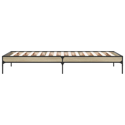 Bettrahmen Sonoma-Eiche 80 x 200 cm Holzwerkstoff