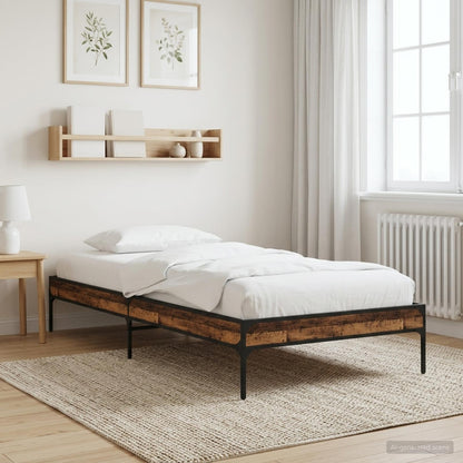 Bettrahmen Altholz 80 x 200 cm Holzwerkstoff