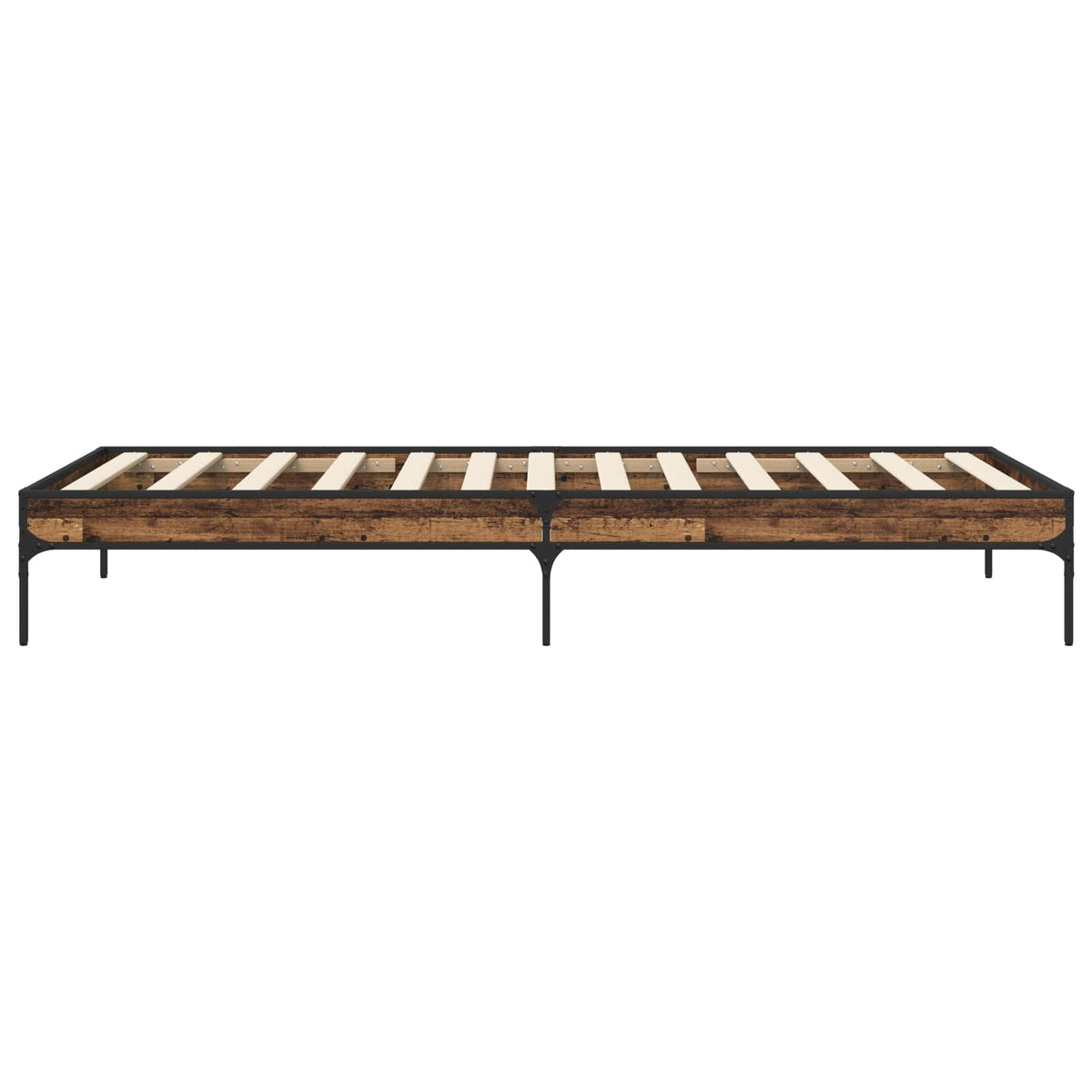 Bettrahmen Altholz 80 x 200 cm Holzwerkstoff