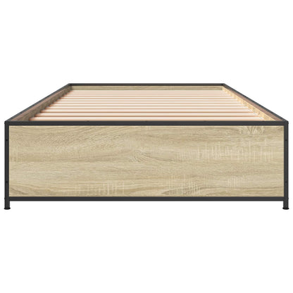 Bettrahmen Sonoma-Eiche 80 x 200 cm Holzwerkstoff