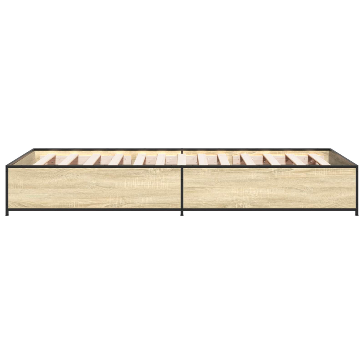 Bettrahmen Sonoma-Eiche 80 x 200 cm Holzwerkstoff