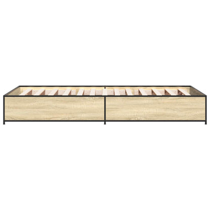 Bettrahmen Sonoma-Eiche 80 x 200 cm Holzwerkstoff