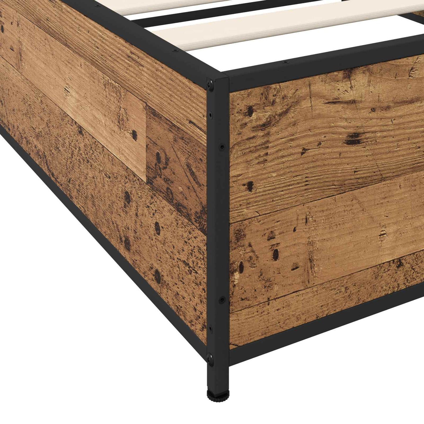 Bettrahmen Altholz 80 x 200 cm Holzwerkstoff