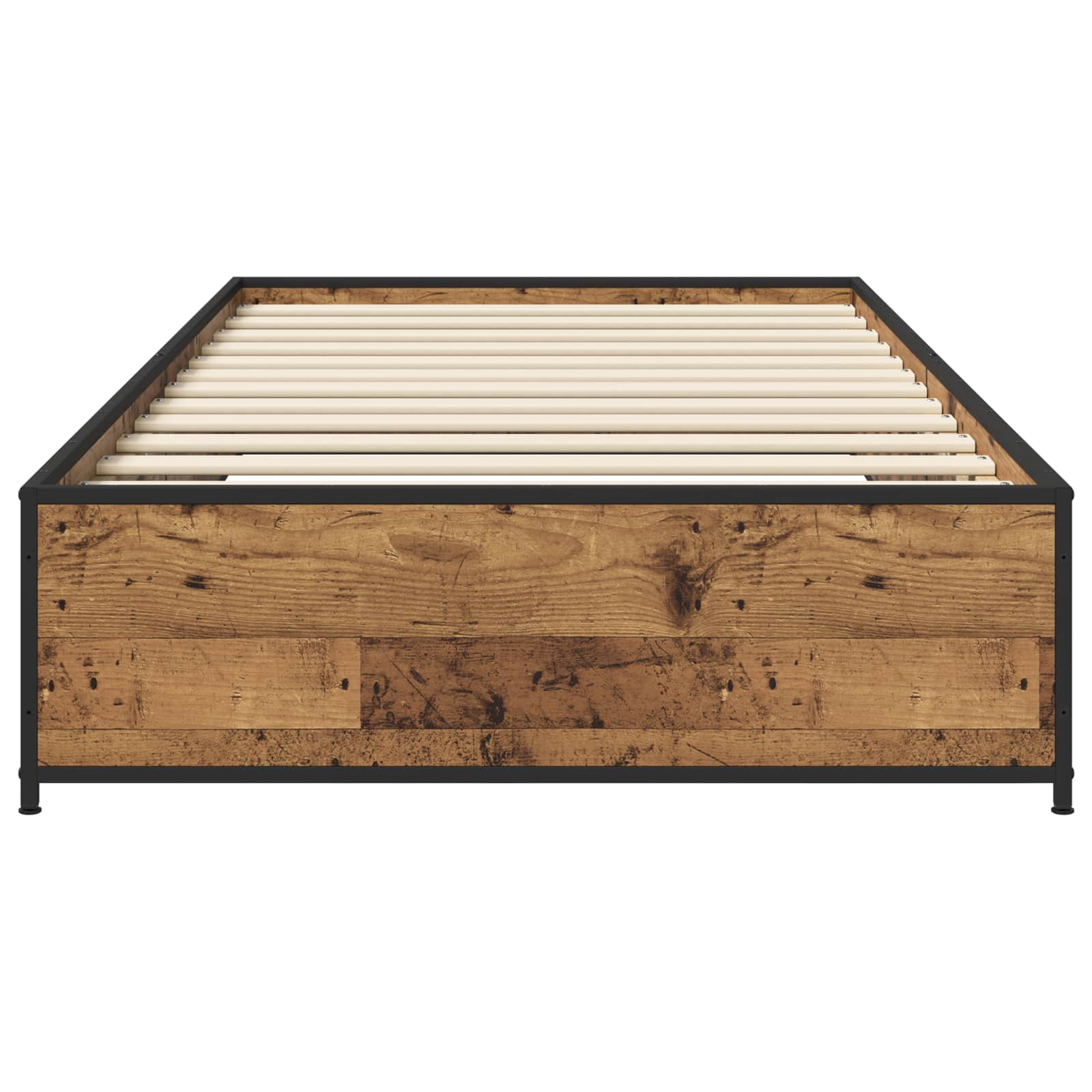 Bettrahmen Altholz 80 x 200 cm Holzwerkstoff