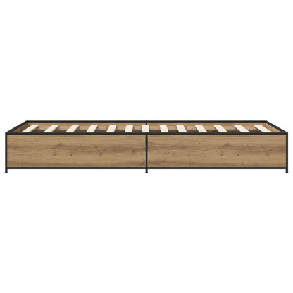 Bettrahmen Artisan-Eiche 80 x 200 cm Holzwerkstoff