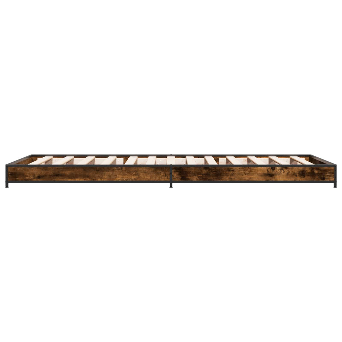Bettrahmen Geräucherte Eiche 80 x 200 cm Holzwerkstoff
