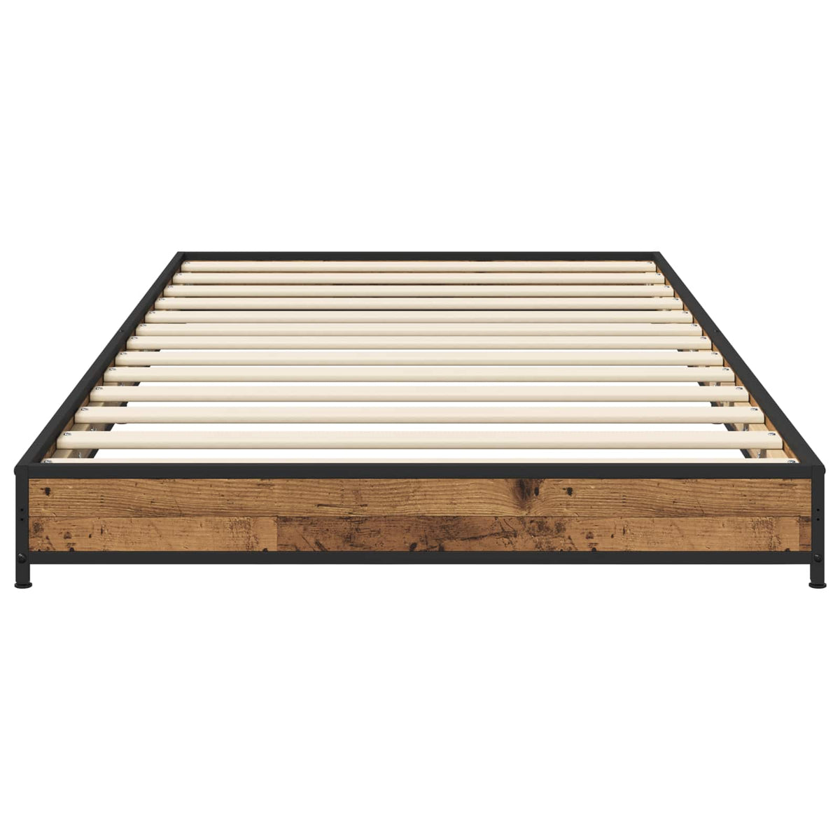 Bettrahmen Altholz 80 x 200 cm Holzwerkstoff