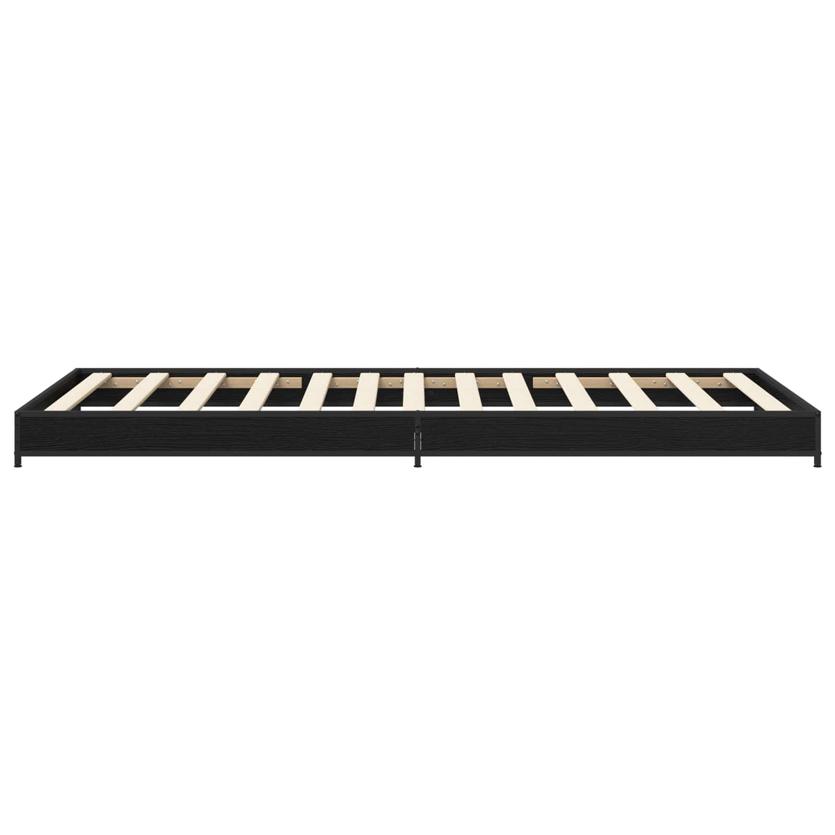 Bettrahmen Schwarze Eiche 80 x 200 cm Holzwerkstoff