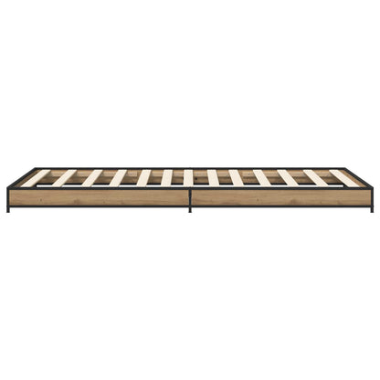 Bettrahmen Artisan-Eiche 80 x 200 cm Holzwerkstoff