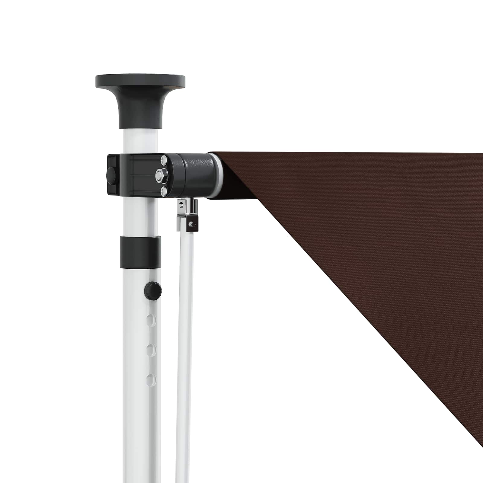 Manuell einziehbare Markise Braun 350 cm