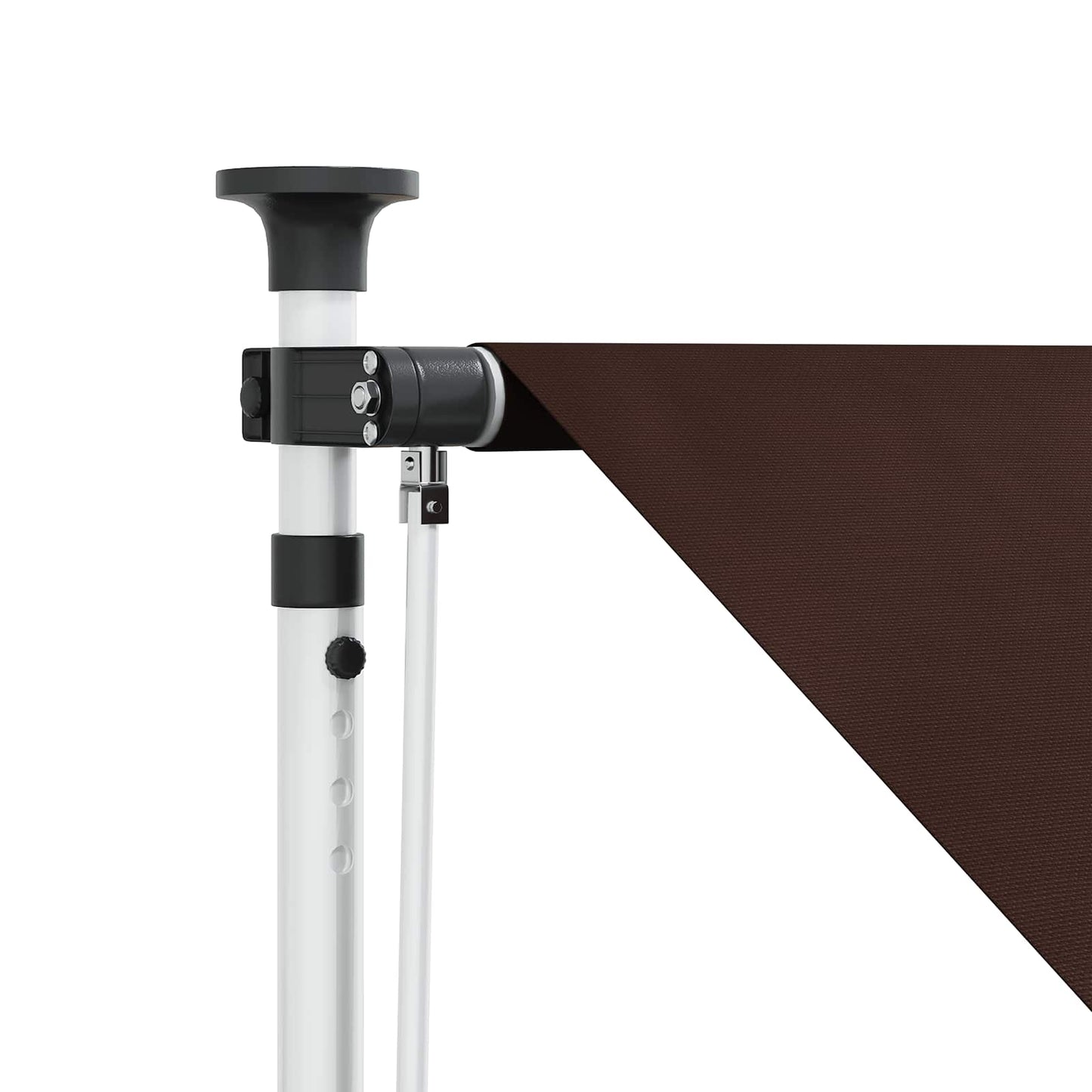 Manuell einziehbare Markise Braun 400 cm