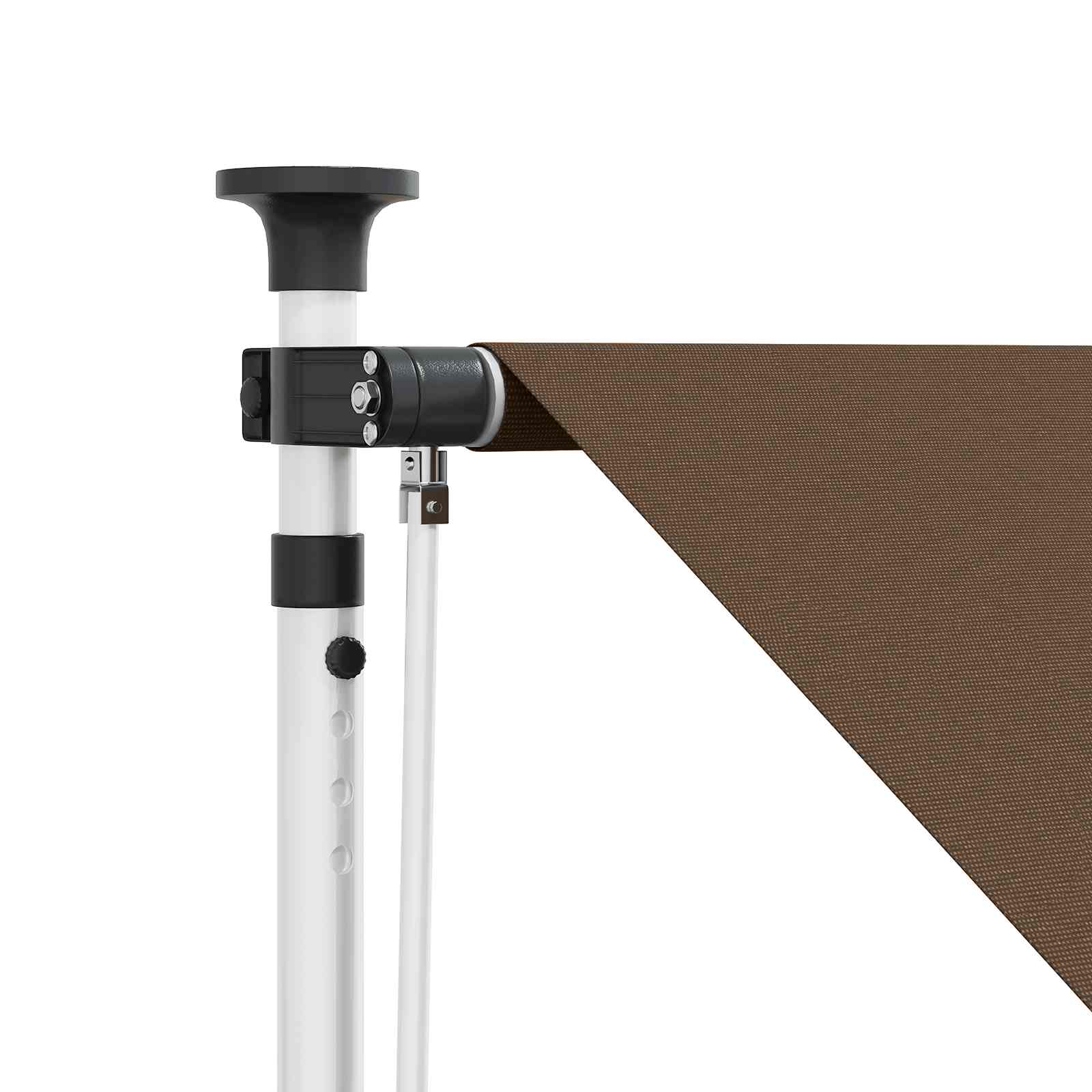 Manuell einziehbare Markise Taupe 200 cm