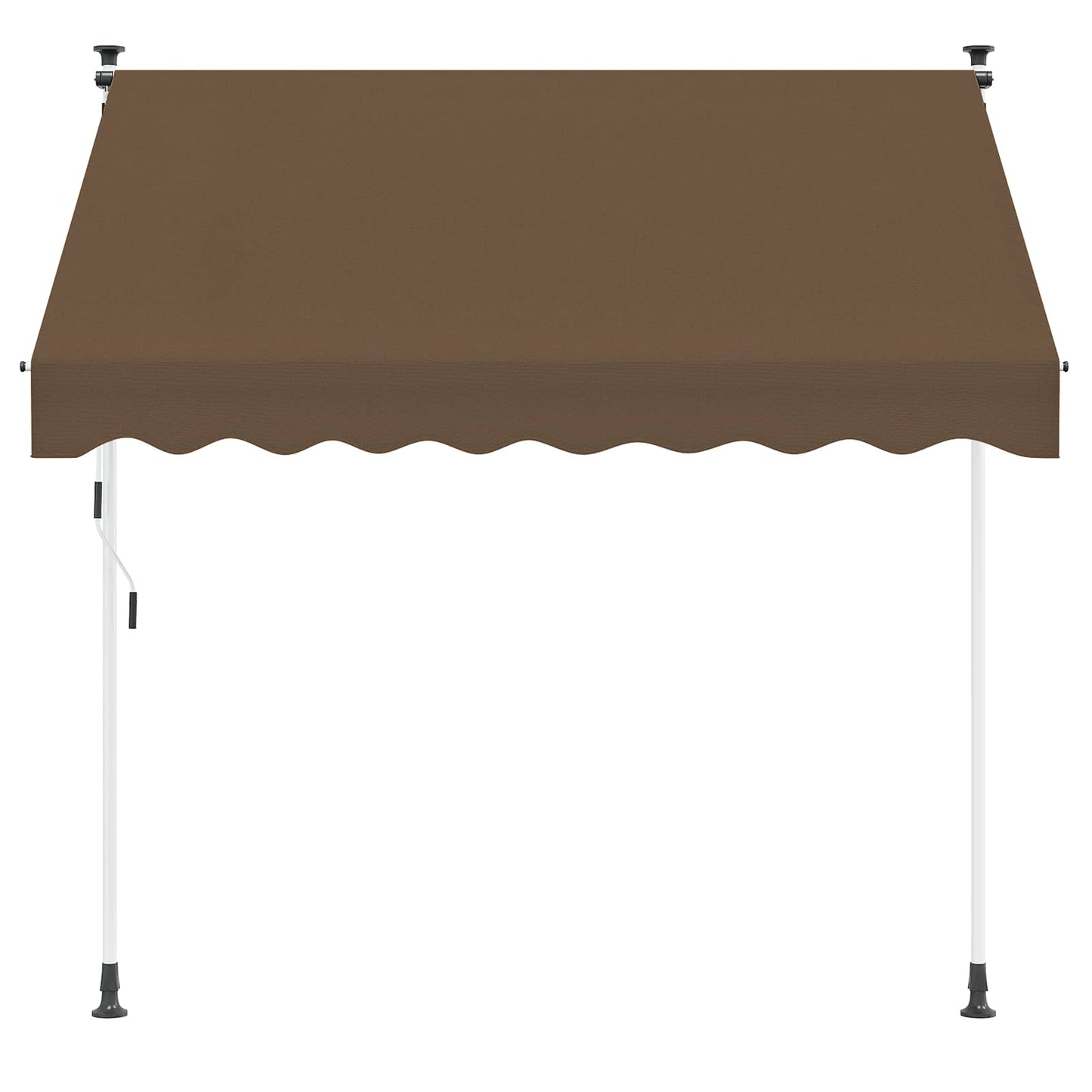 Manuell einziehbare Markise Taupe 400 cm