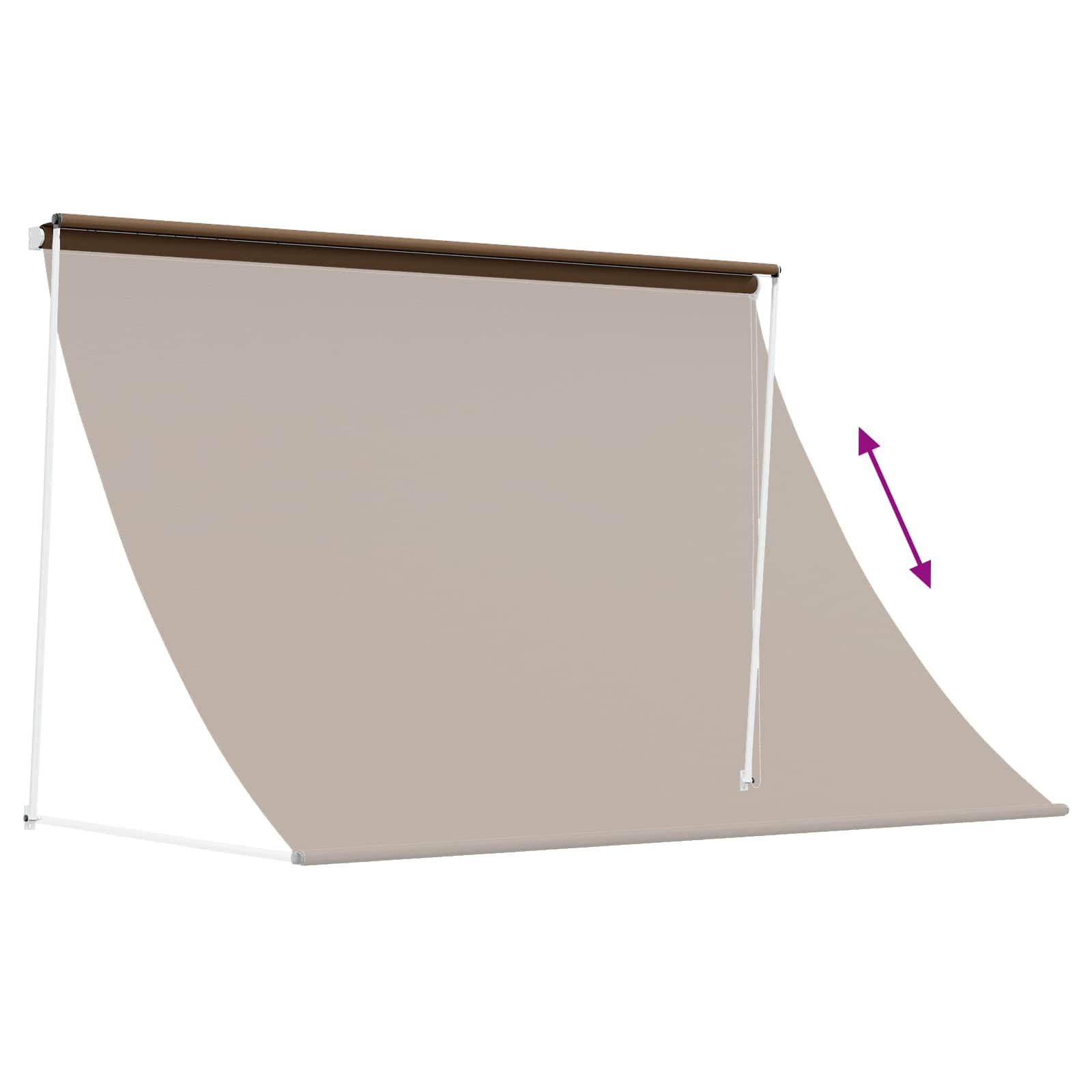 Markise Taupe 350 x 150 cm