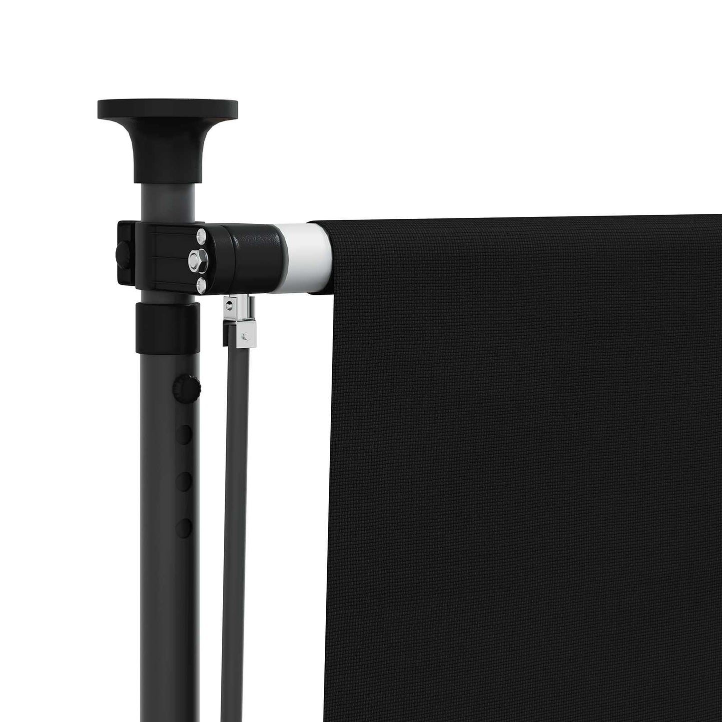 Outdoor Rollo Schwarz 120 x 270 cm