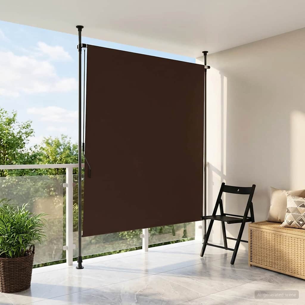 Outdoor Rollo Braun 100 x 270 cm