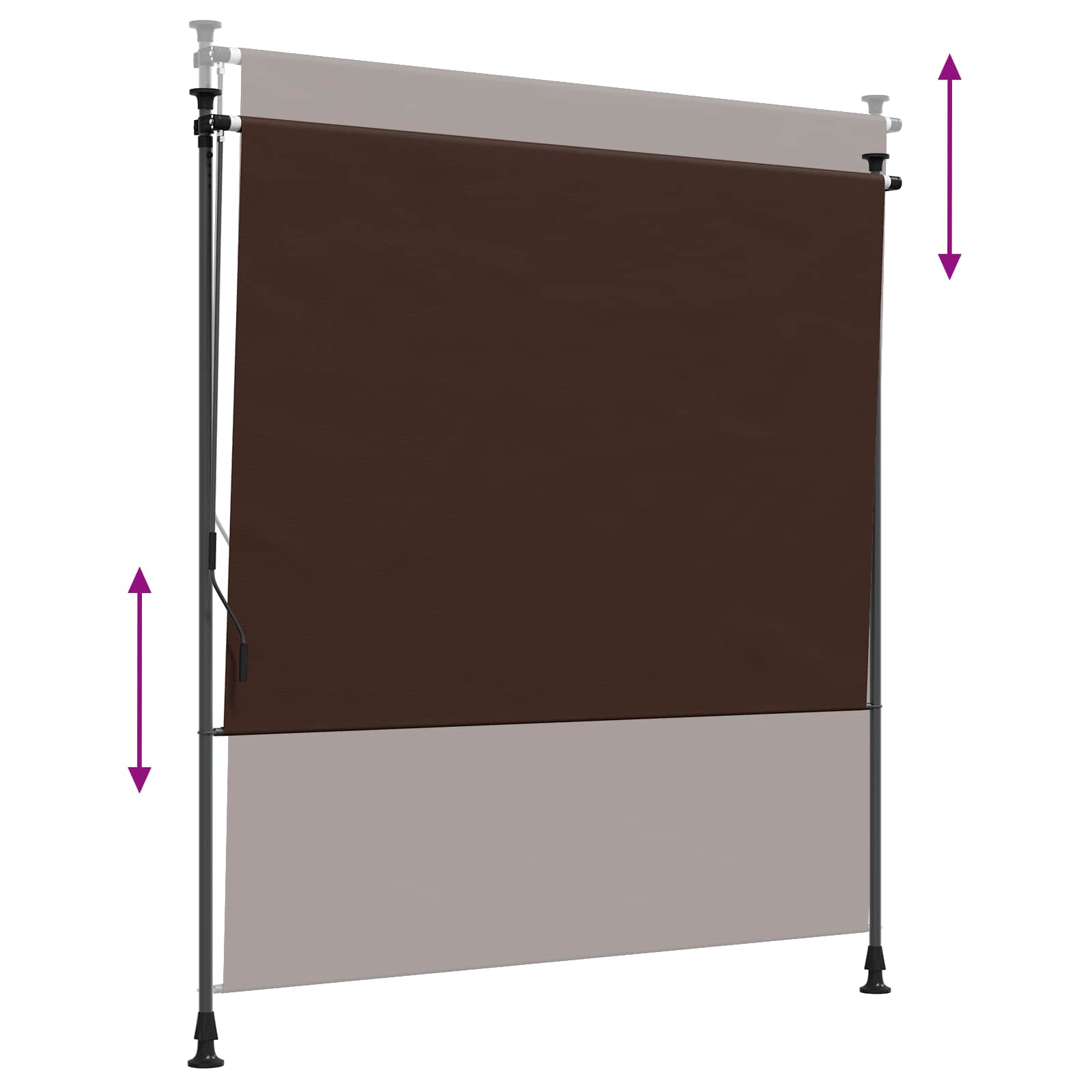 Outdoor Rollo Braun 200 x 270 cm