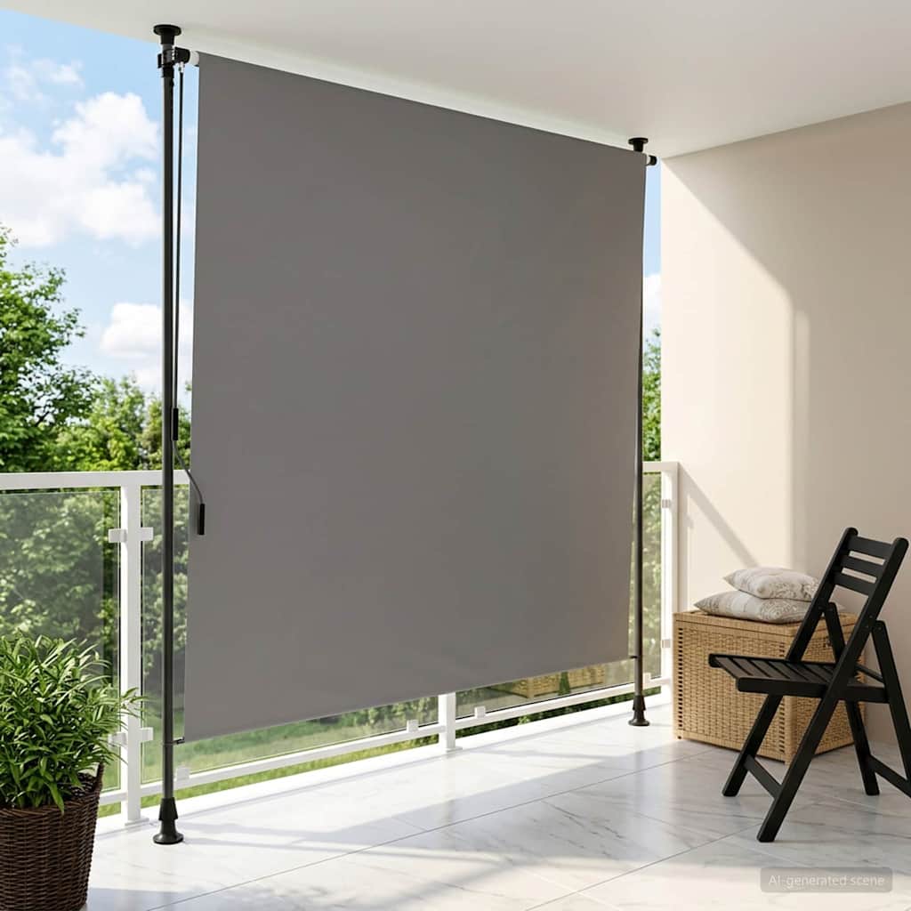 Outdoor Rollo Hellgrau 120 x 270 cm