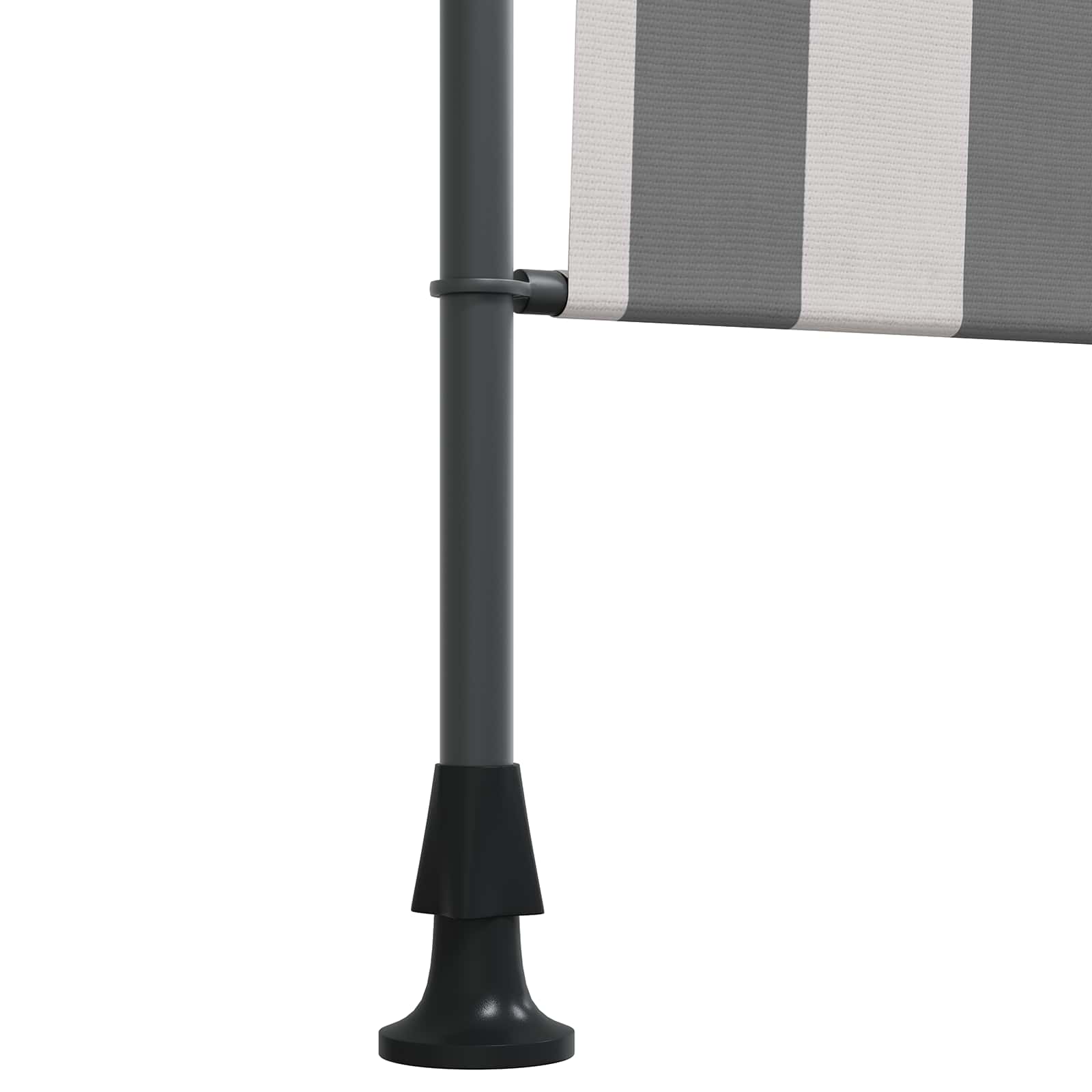 Outdoor Rollo Anthrazit und Weiß 120 x 270 cm