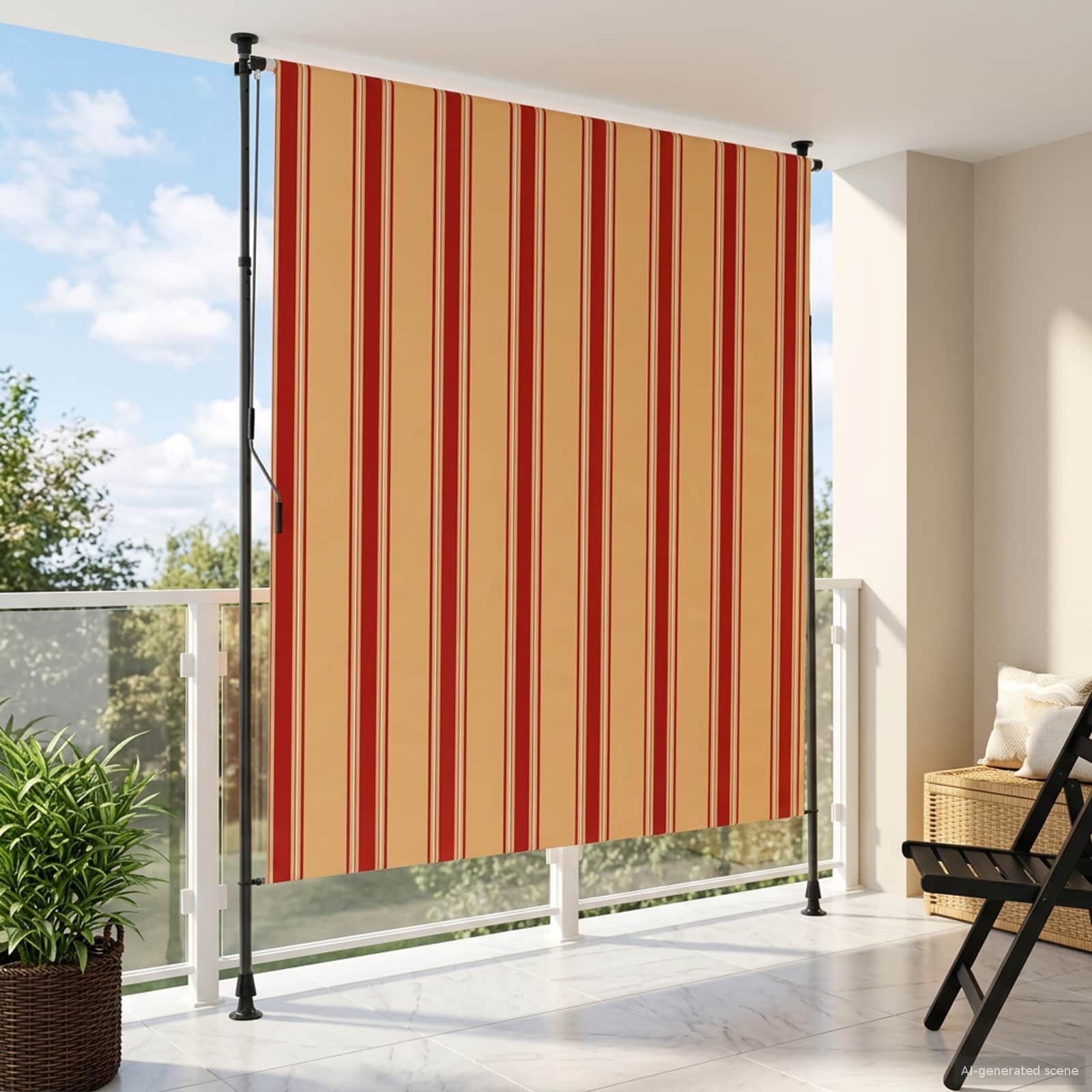Outdoor Rollo Mehrfarbig 200 x 270 cm
