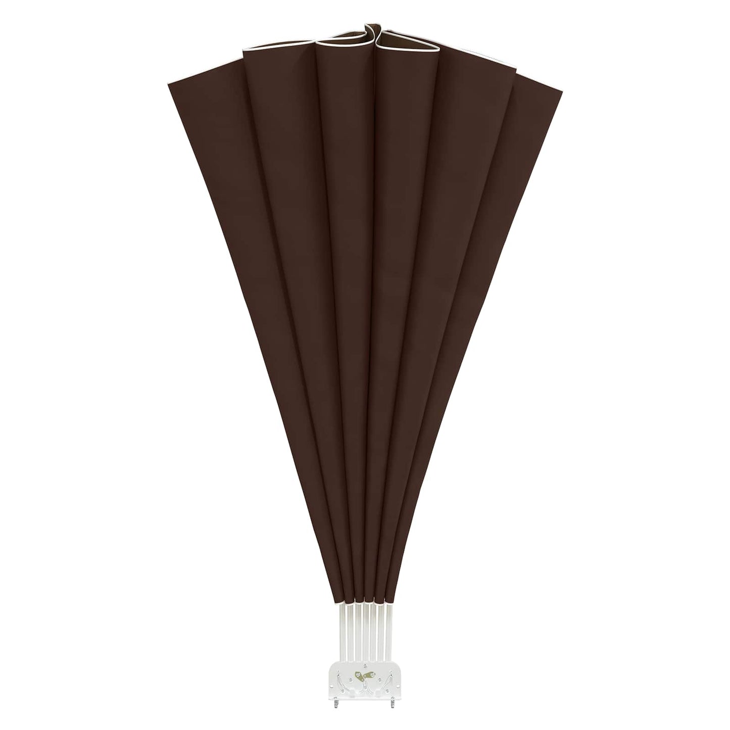 Balkon Sichtschutz Ø 320 cm Polyester Braun