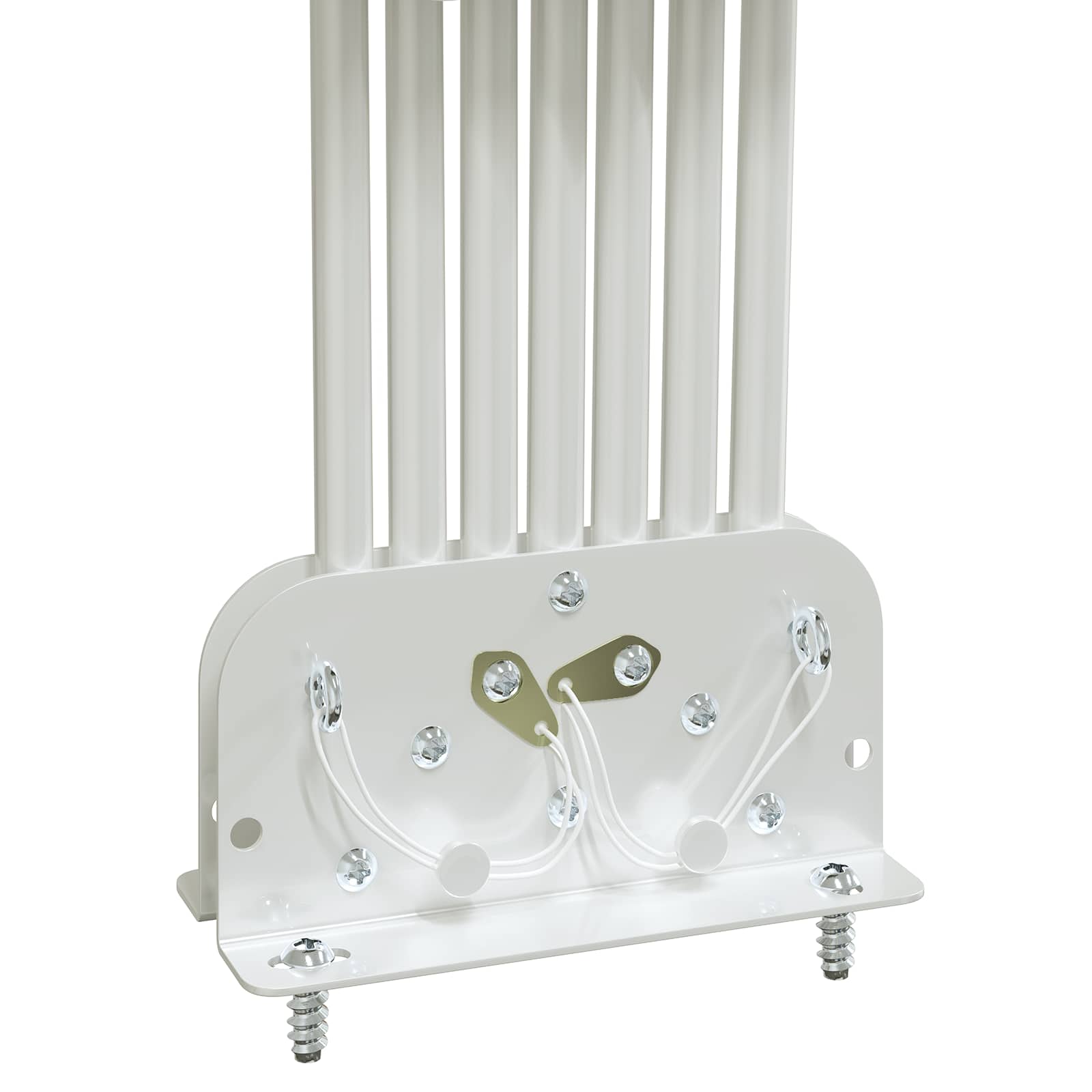 Balkon Sichtschutz Ø 400 cm Polyester Braun