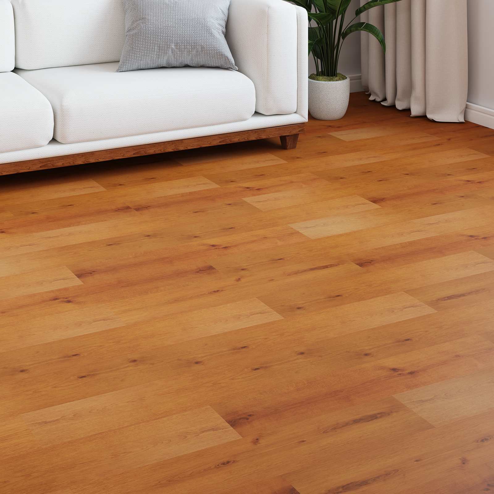 Laminatboden Sandy Beige 101 x 20 x 0,8 cm 5 stk. Holzwerkstoff