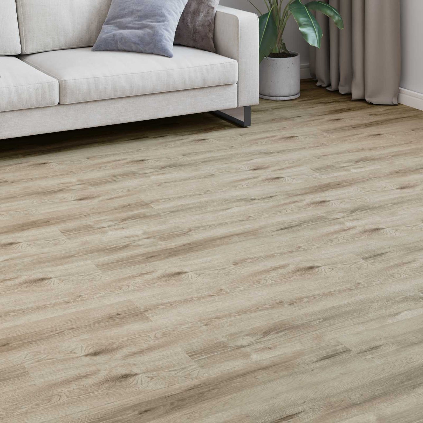 Laminatboden Gestrichenes Braun 101 x 20 x 0,8 cm 5 stk.