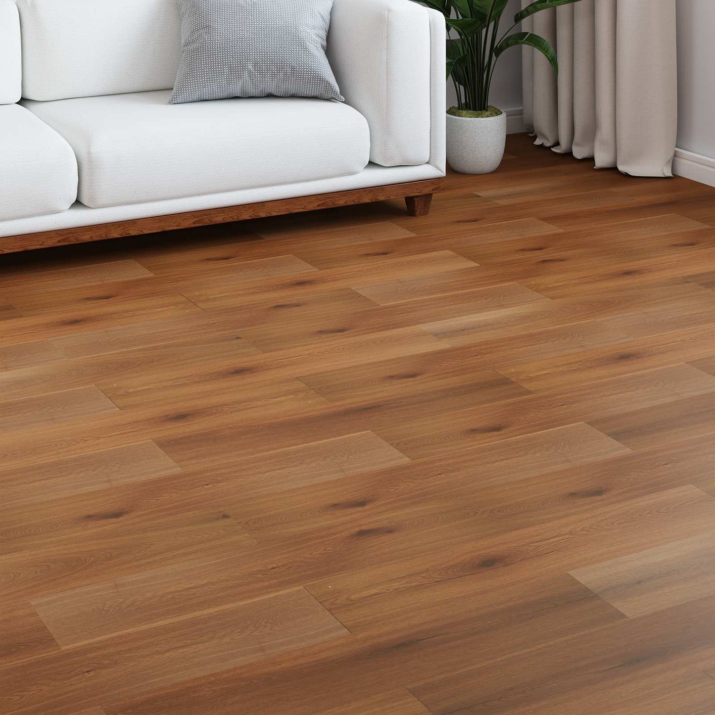 Laminatboden Goldgelb 101 x 20 x 0,8 cm 5 stk. Holzwerkstoff