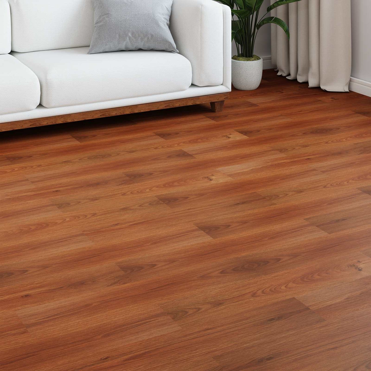 Laminatboden Honigbraun 101 x 20 x 0,8 cm 15 stk. Holzwerkstoff