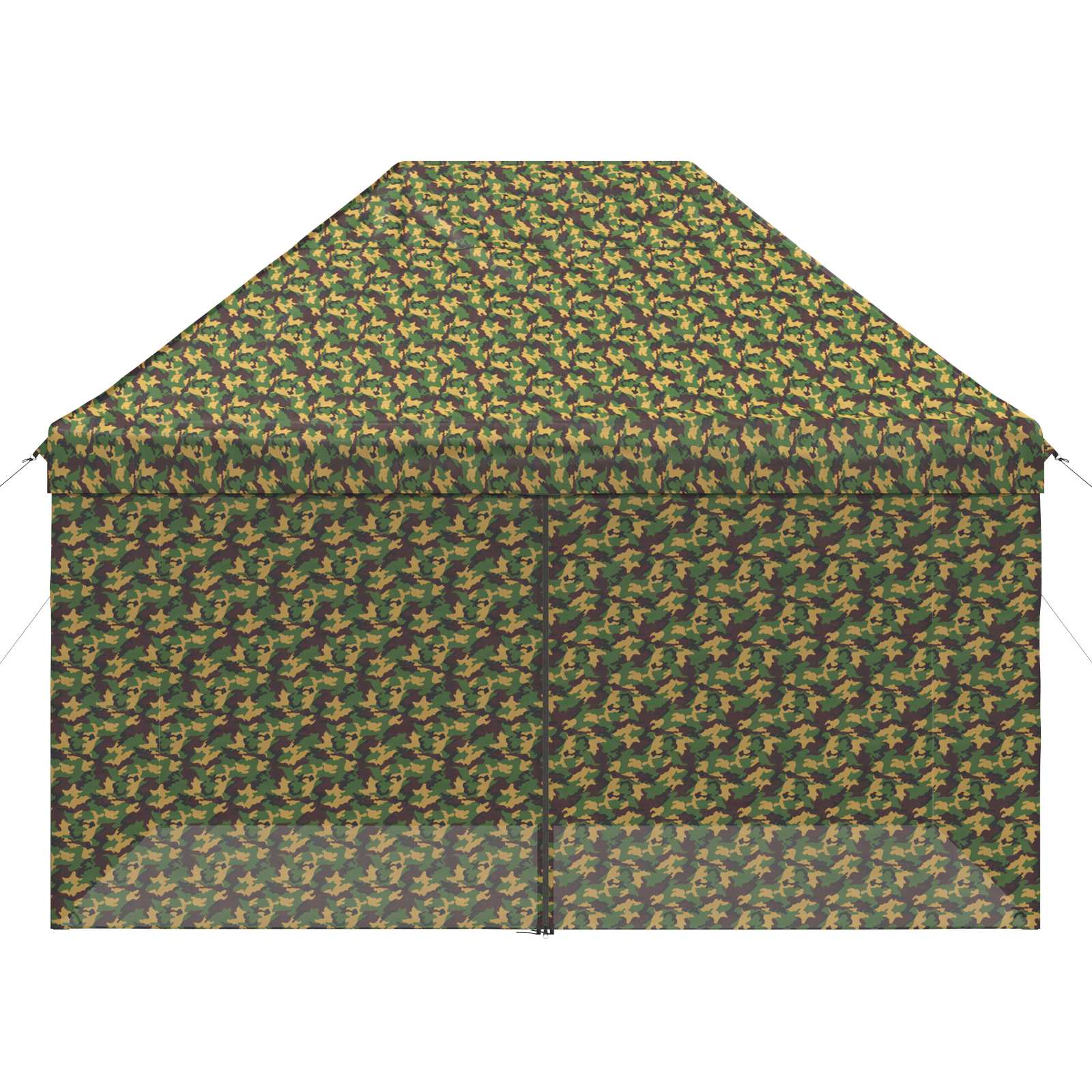 Zelt mit 4 Seitenwänden 2,95 x 4,1 m Army Tarnung