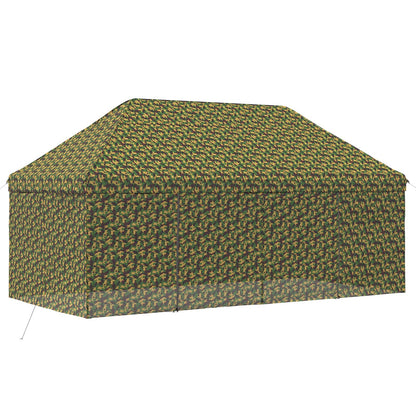 Zelt mit 4 Seitenwänden 2,9 x 5,8 m Army Tarnung