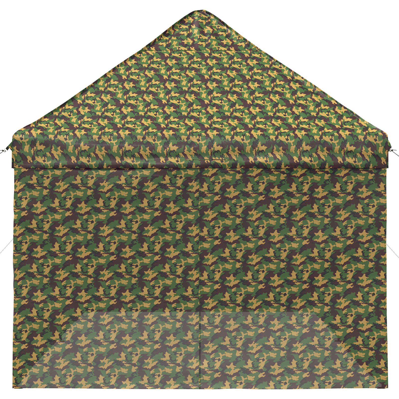 Zelt mit 4 Seitenwänden 2,9 x 5,8 m Army Tarnung
