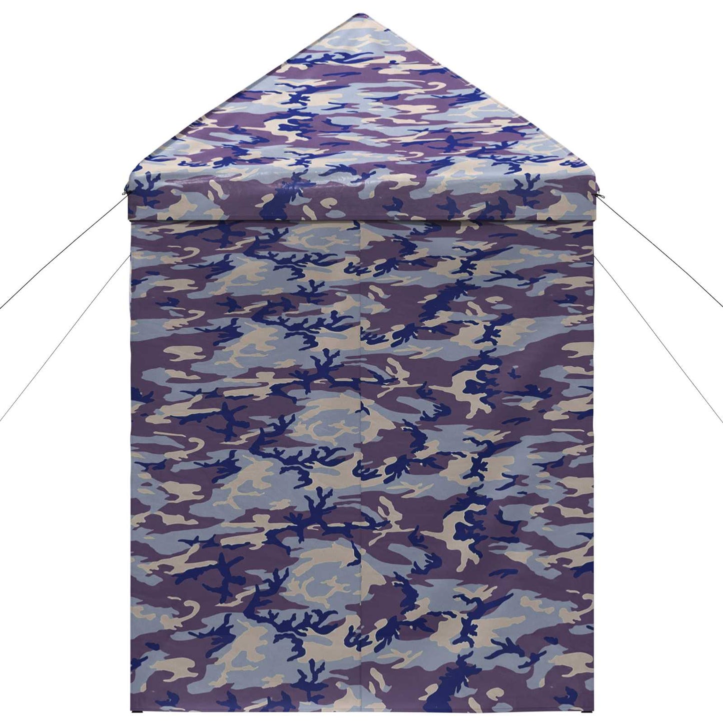 Pop-up Pavillon mit 4 Seitenwänden 2,9 x 2,9 m Blaue Camouflage