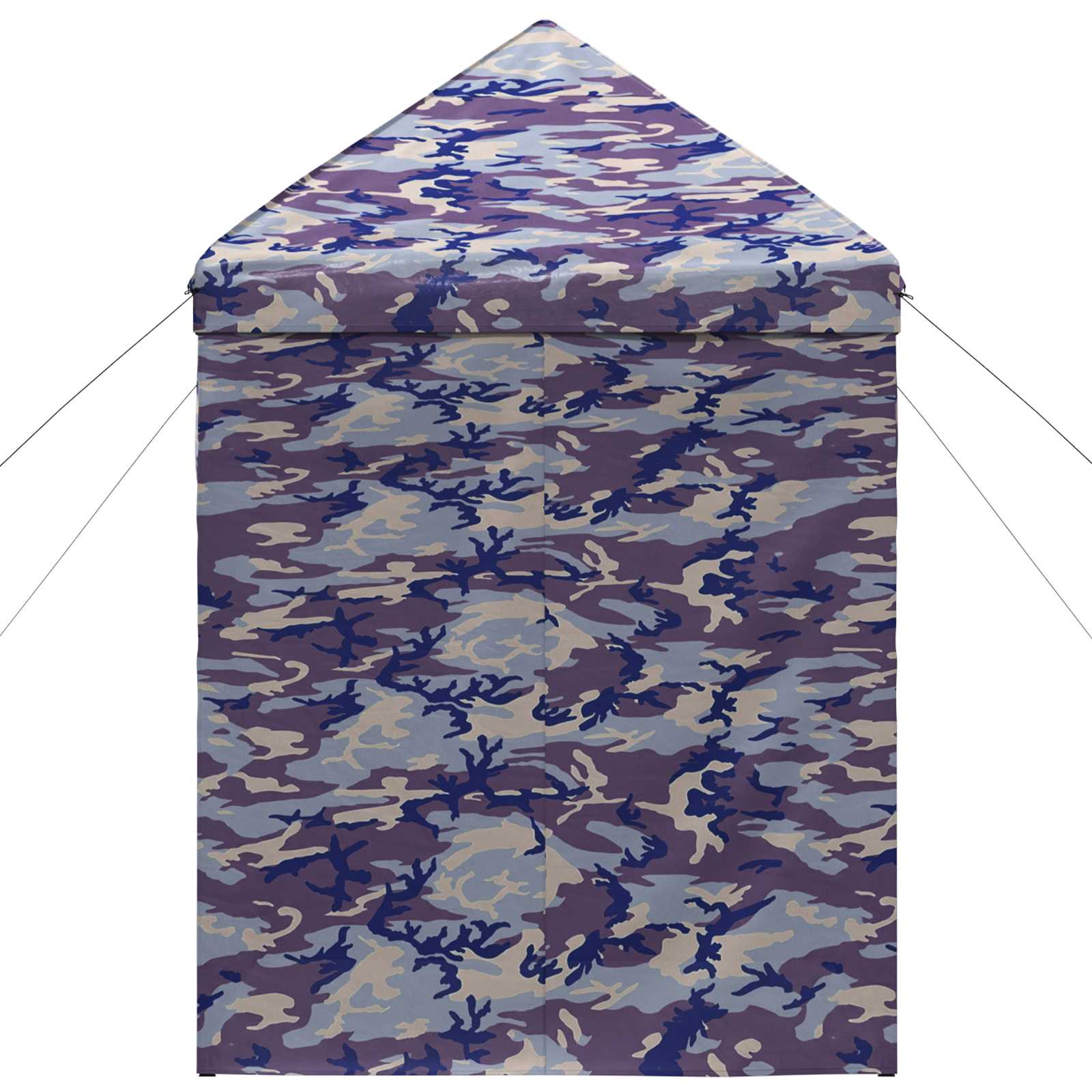 Pop-up Pavillon mit 4 Seitenwänden 2,9 x 2,9 m Blaue Camouflage