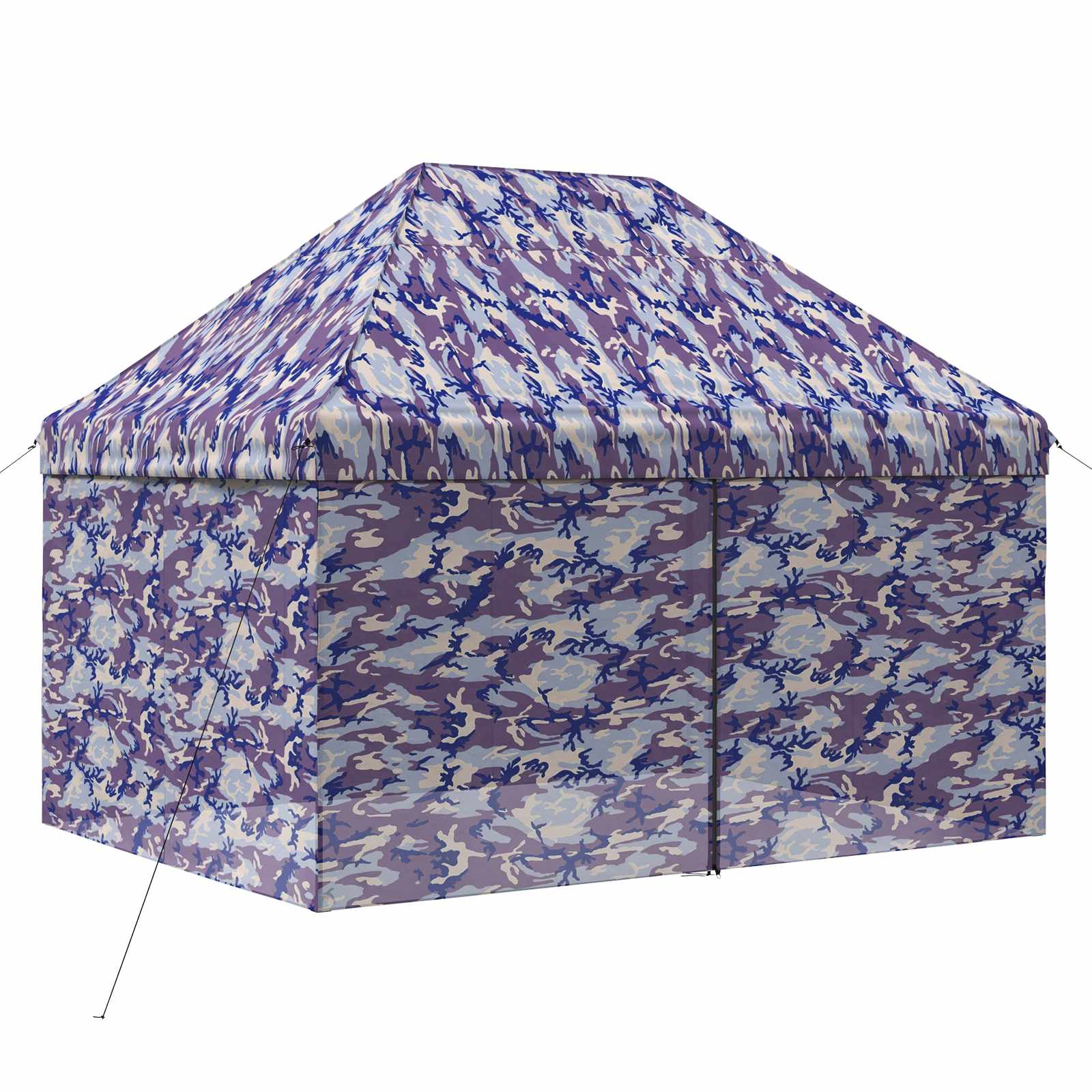Pop-up Pavillon mit 4 Seitenwänden 2,95 x 4,1 m