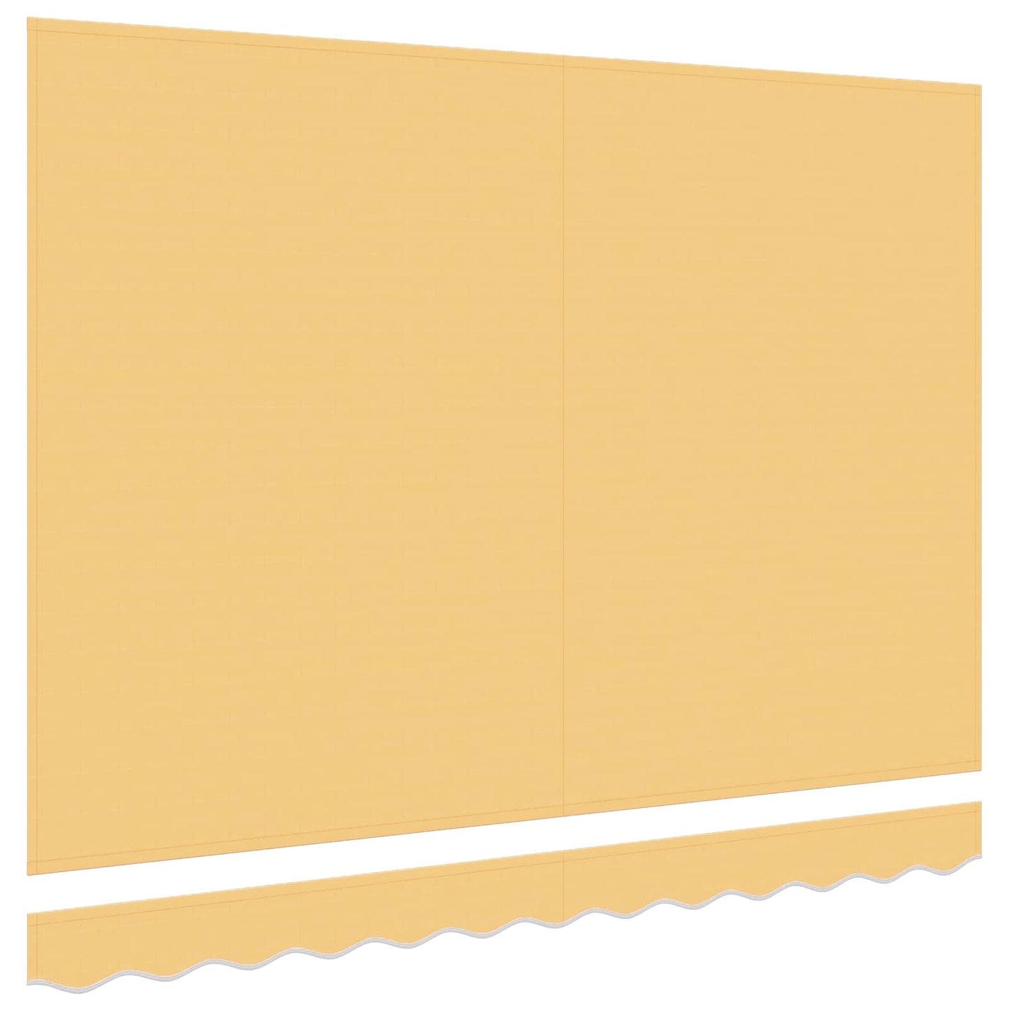 Ersatzbespannung für Markise 4,5 x 3,5 m Sand Polyester