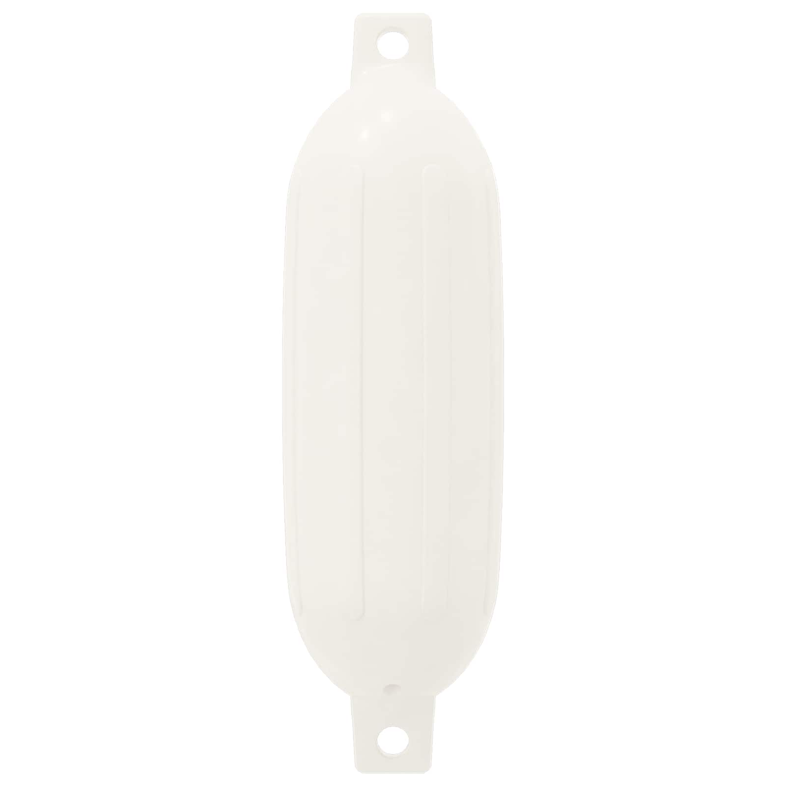 Bootsfender 2 Stk. Ø 11 x 40 cm Weiß PVC