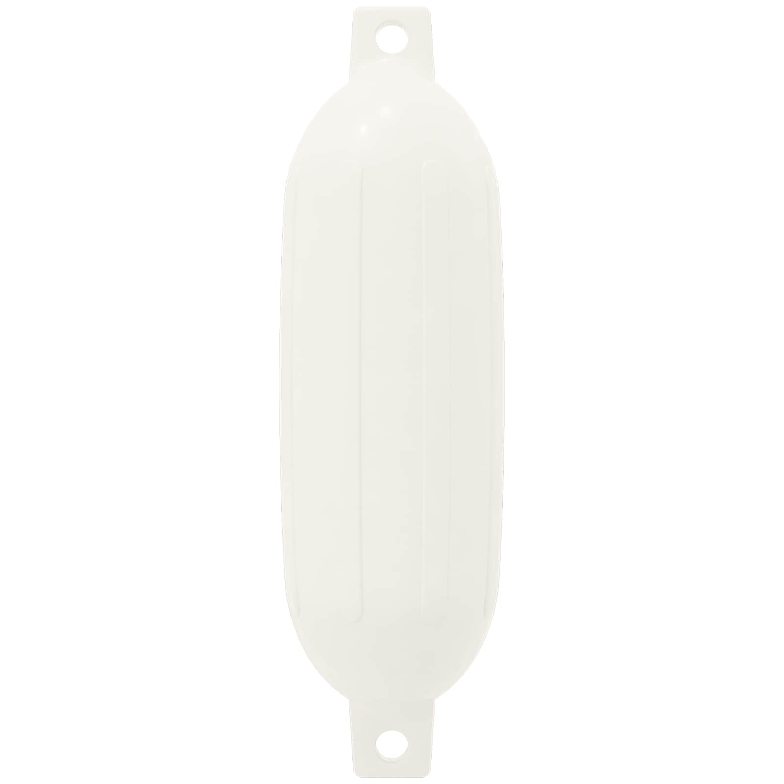 Bootsfender 2 Stk. Ø 11 x 40 cm Weiß PVC