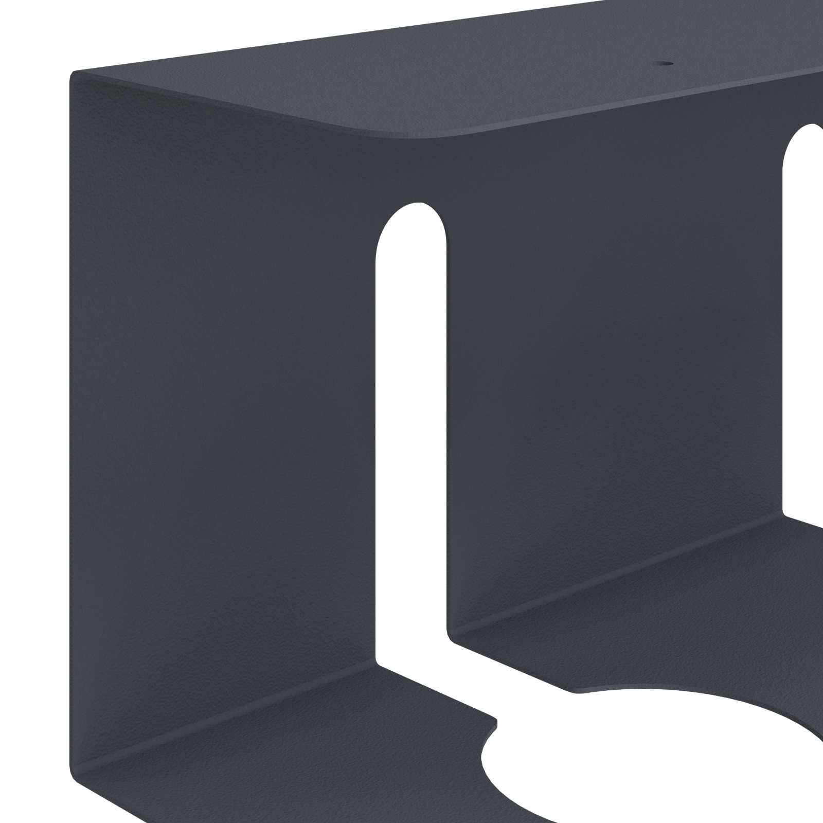 Unter dem Schreibtisch Kabelmanagement Tray 2 Stk. Anthrazit