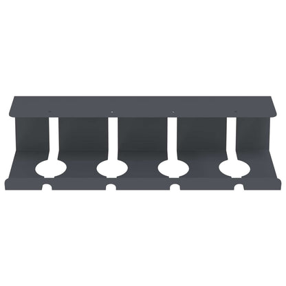 Unter dem Schreibtisch Kabelmanagement Tray 2 Stk. Anthrazit
