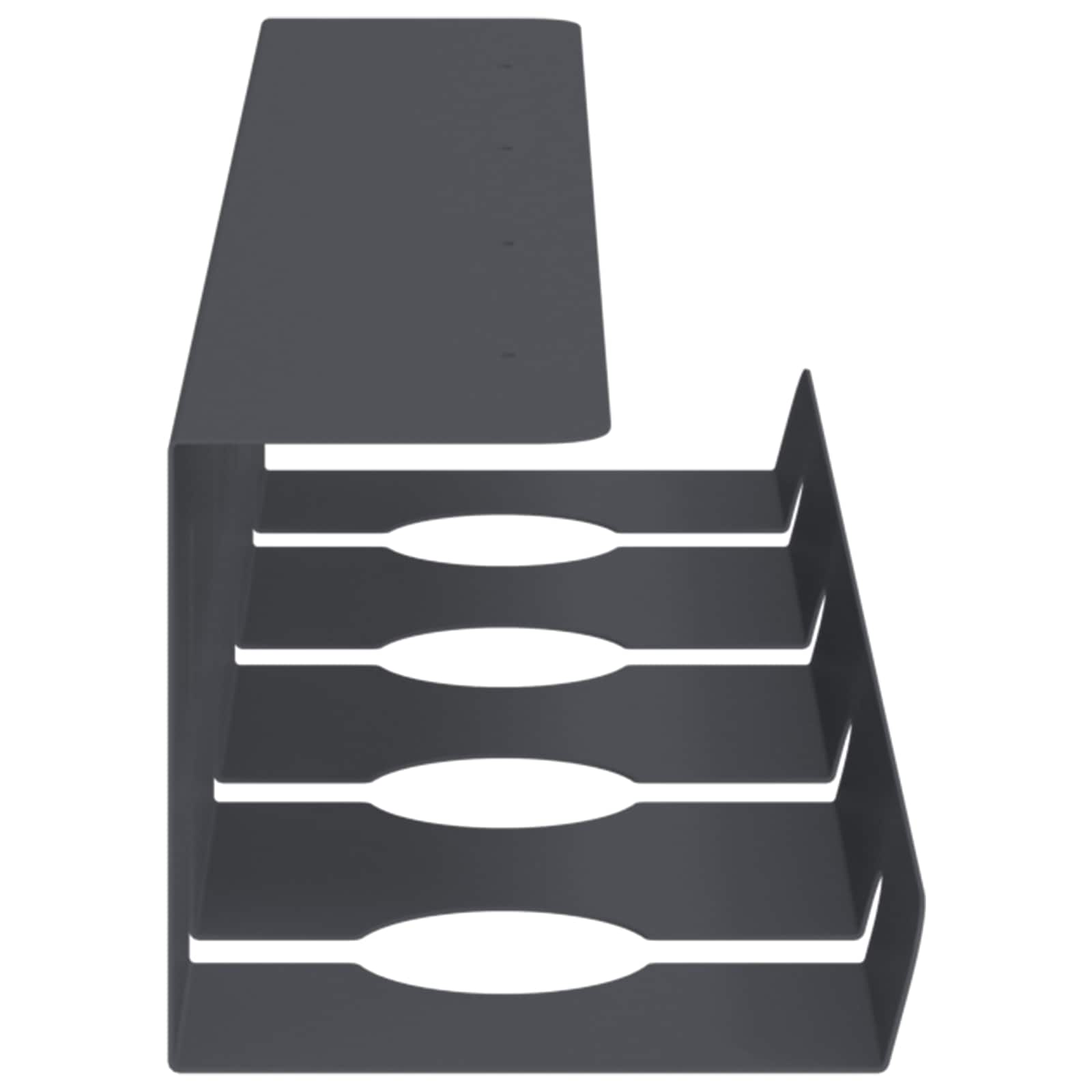 Unter dem Schreibtisch Kabelmanagement Tray 2 Stk. Anthrazit