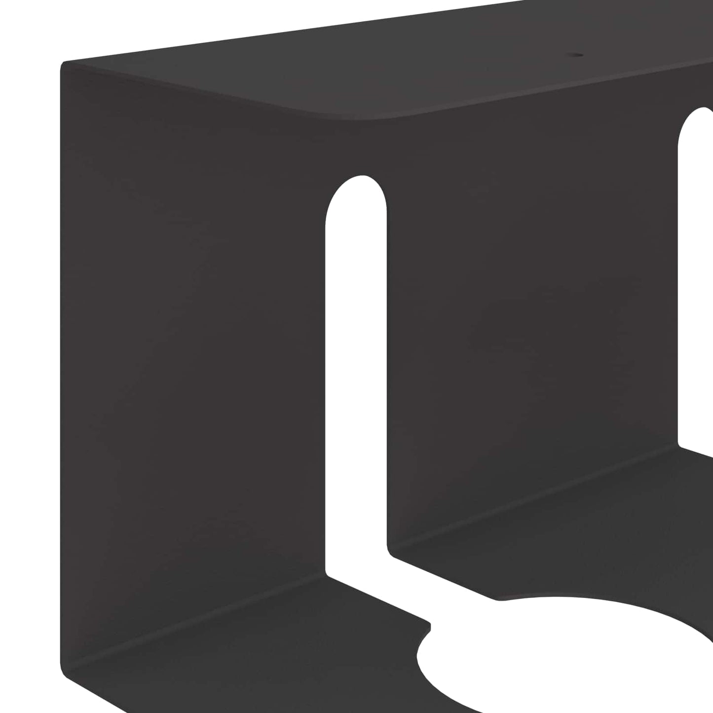 Unter dem Schreibtisch Kabelmanagement Tray 2 Stk. Schwarz