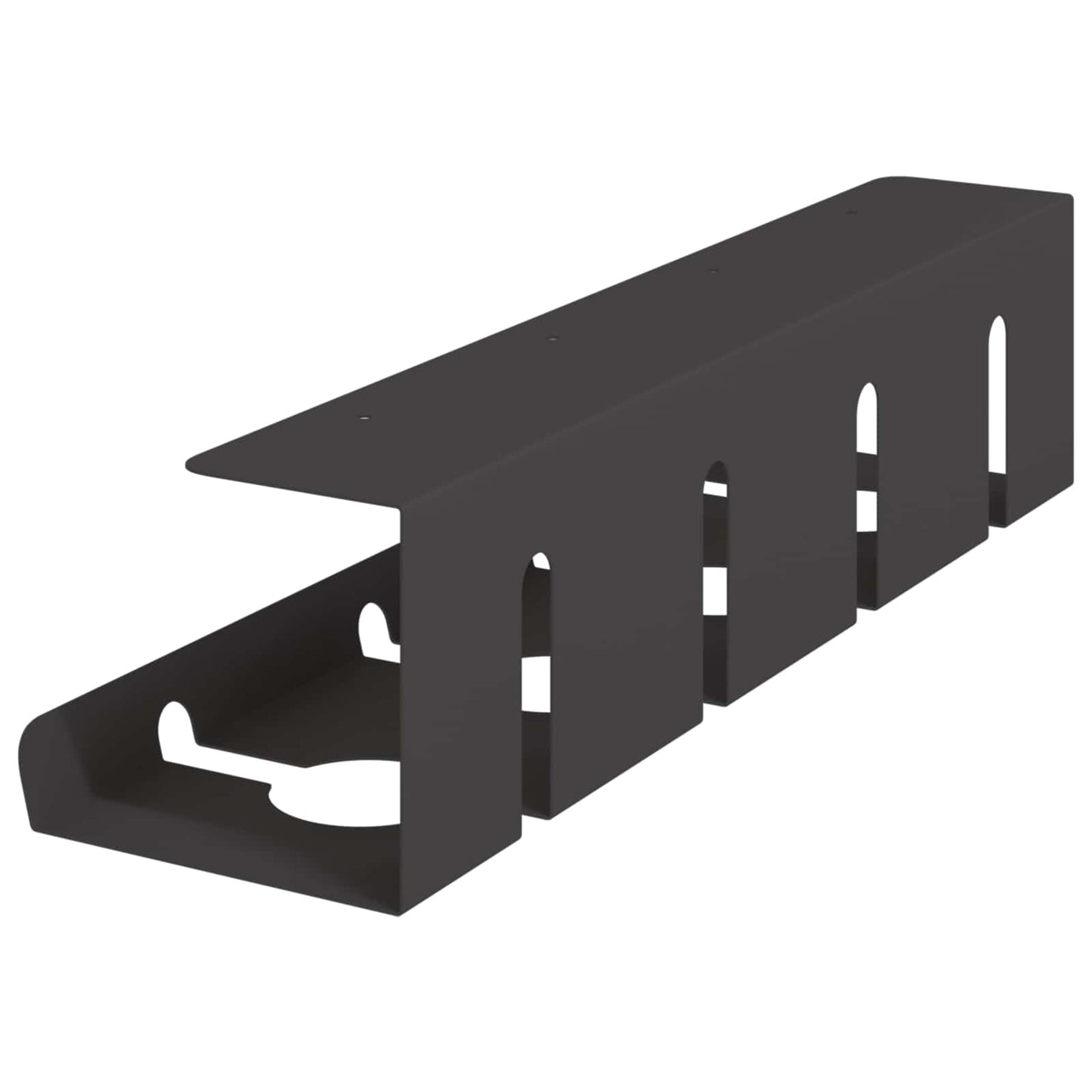 Unter dem Schreibtisch Kabelmanagement Tray 2 Stk. Schwarz