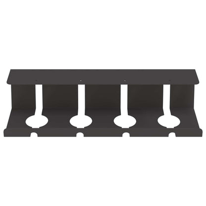 Unter dem Schreibtisch Kabelmanagement Tray 2 Stk. Schwarz